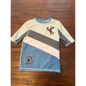 Disney Marvel Spider-Man Boy’s Swim Rash guard UPF Vacation Summer size 7/8